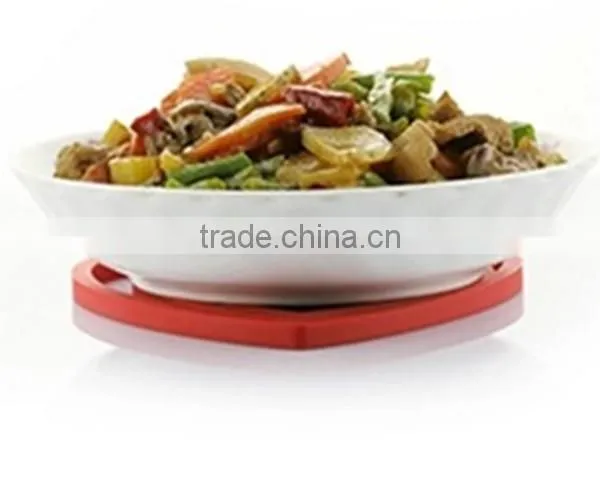 food grade custom hot pan silicone rubber coaster