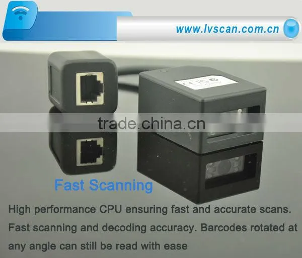 Mini OEM ATM 2D Scanner Module, IP54 Rating, Water and Dust Resistant