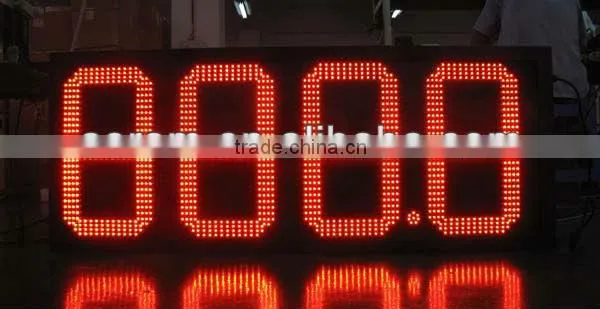 hot!gas station price display/led gas price digital display