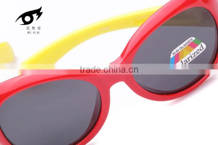 New product small apples children soft silicone material polarized sunglasses
