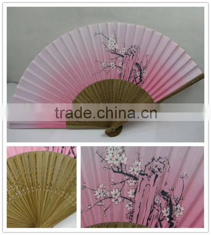 New style cloth bamboo fan