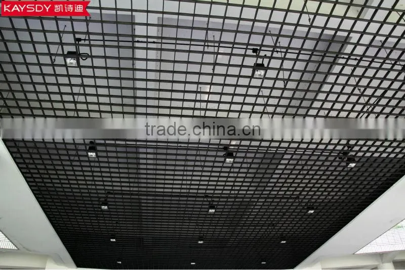 white color metal building materials of grid ceilings