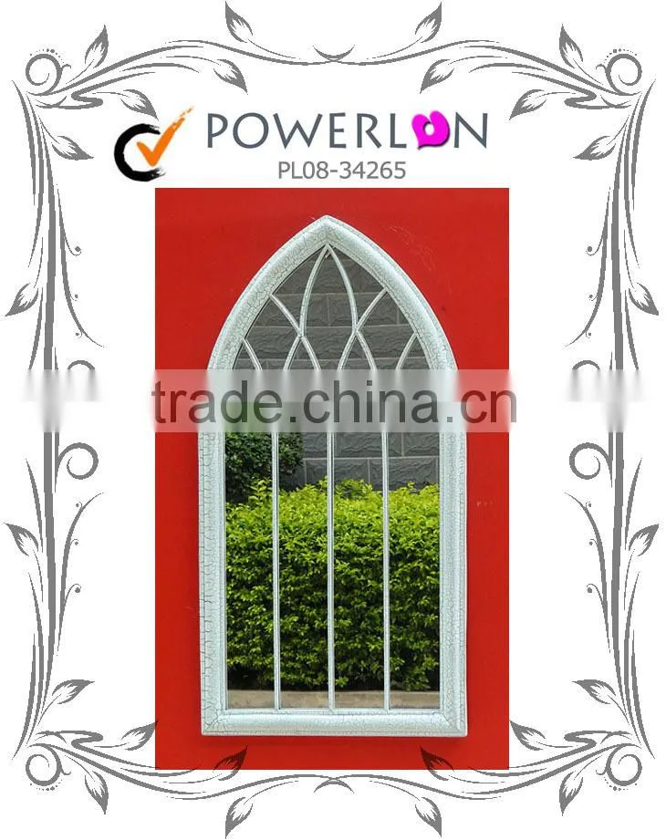 Discounted Elegant Wrough Iron Wall Mounted Frame Mirror For Home Backyard Patio J23M TS05 X11PL08-34264