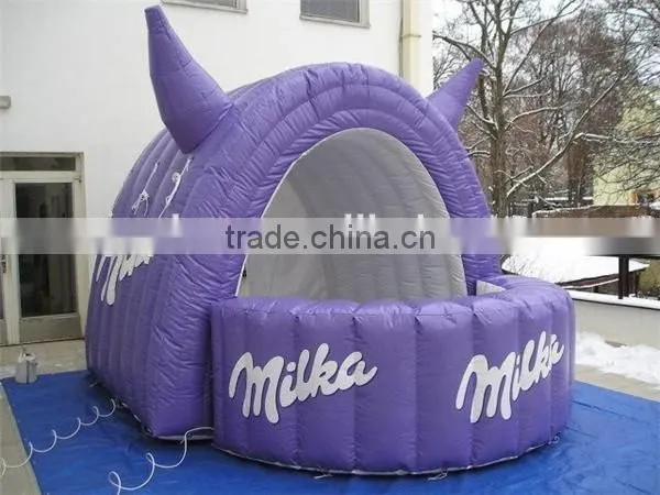 New product inflatable bar / blue color inflatable serving bar for outdoor event