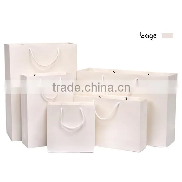 Simple Colorful Paper Shopping Bag