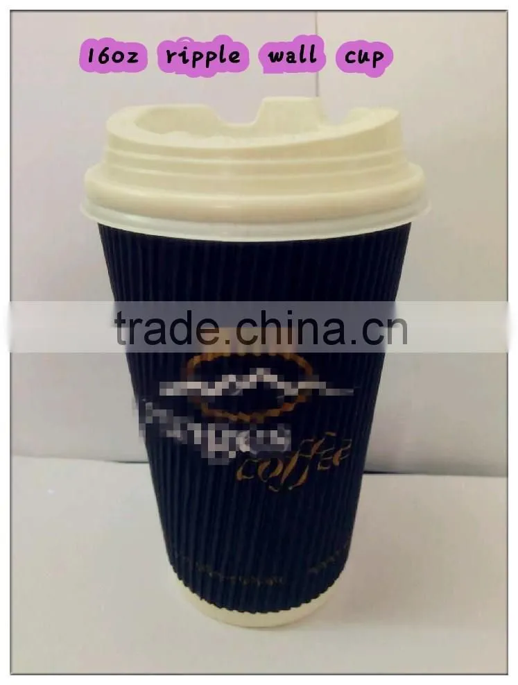 16oz High Quality Triple Wall Take Away Coffee Paper Cups