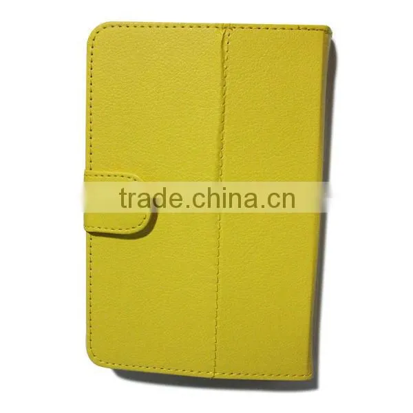 Newest leather rotating stand leather case for tablet pc for 7 inch tablet pc