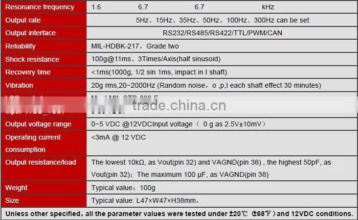 AKE392B Industrial MEMS Traiaxial Accelerometer Sensor With Digital Output Interface Optional ,User Can Set Address Code