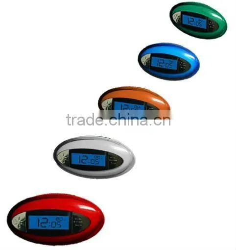 Clock,LCD clock with sensible colourful lights
