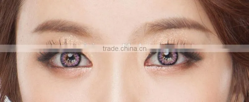 wholesale 15.00mm yearly natural looking korean contact lenses