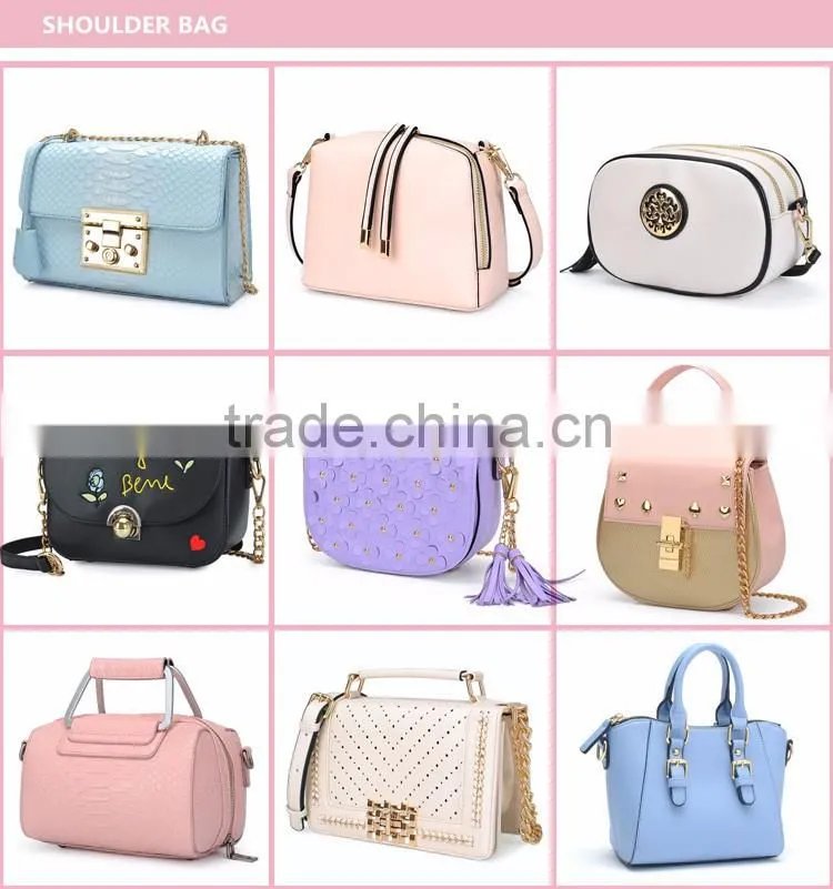 Fashion Purple European Design Girl Single Shouder Handbags PU Leather Handbags Clutch Bags