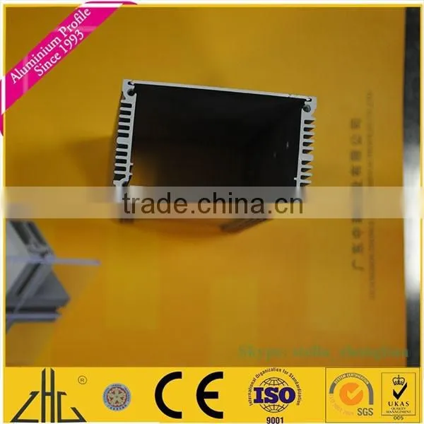 Wow!!cnc anodized industrial aluminium profile tube trapezoid for robot with punching holes, 6061 t8 aluminium extrusion for LED