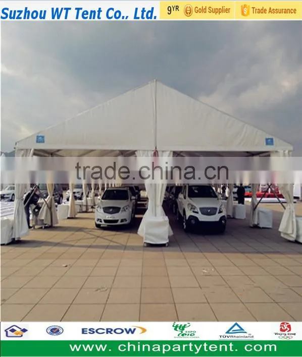 Fire proof tent PVC car parking tents for sale, large marquee tent