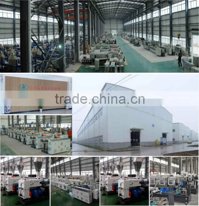 2015 trade assurance high technology for pvc pipe extruder