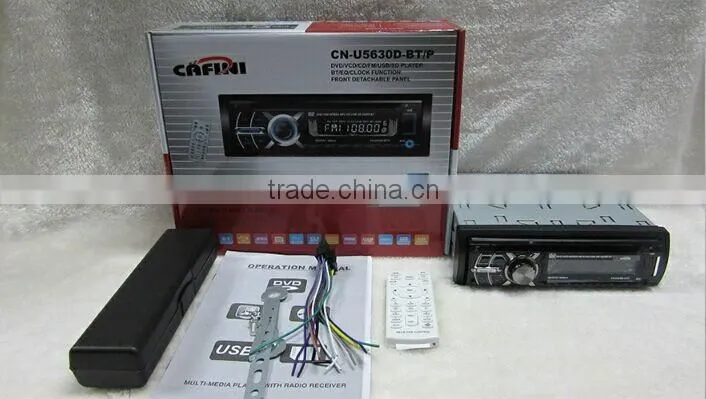 Bluetooth AUX in Car DVD with remote control