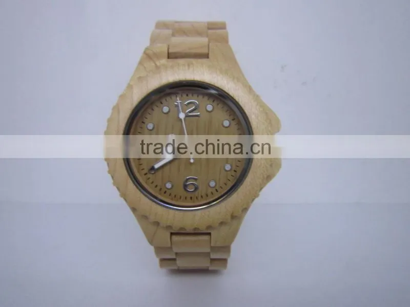 Mixed color Bewell Wristwatch Wooden Water Resistant Wooden WristWatch Women Men Bewell Wristwatch Wooden