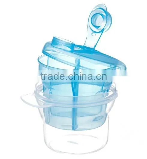 Three Compartment Baby Formula Container,Portable Milk Formula Dispenser