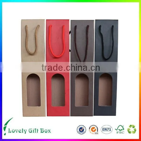 handmade cardboard high quality custom wine box