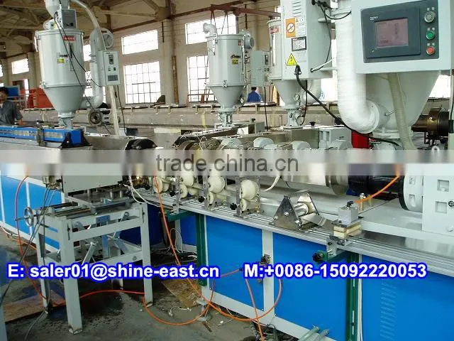 PEX-AL-PEX Pipe Production Line, TIG Butt Welding / mulit layer pipe machine