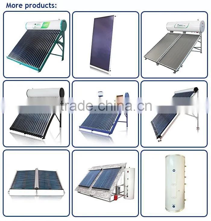 High Quality pressurized solar water tank