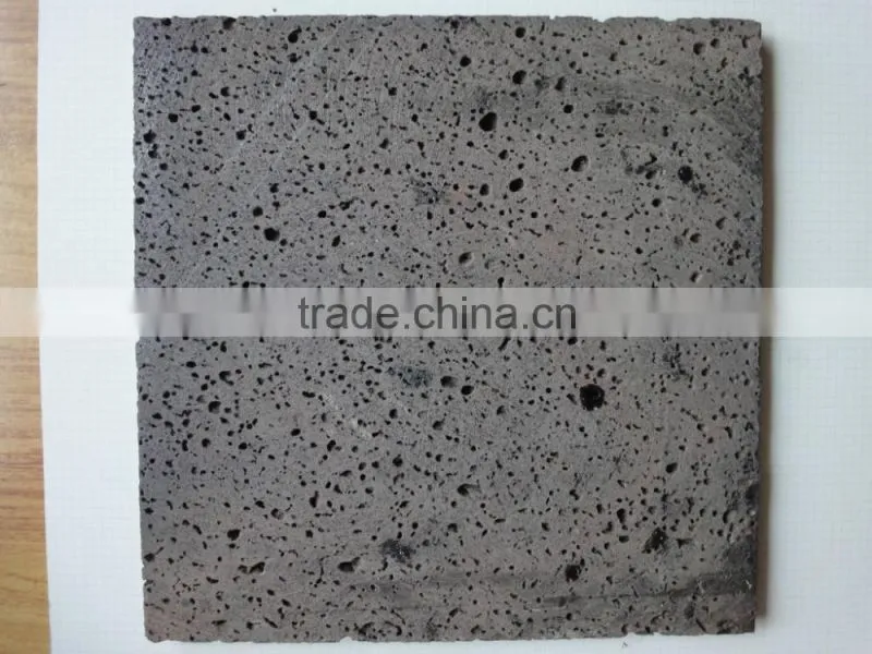 Basalt rock tiles for landscaping with good price