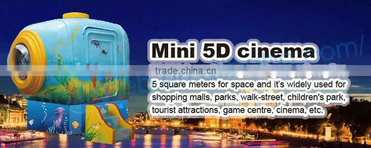 2,4 seats 3d mini theater 5d mini theater equipment manufacturer