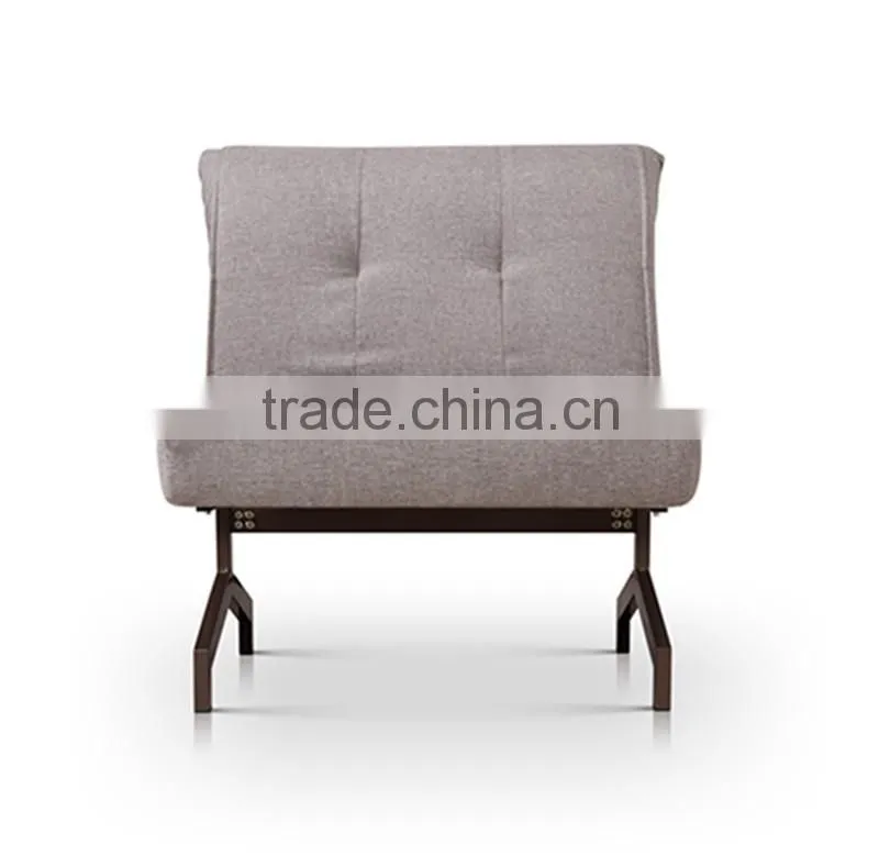 gray fabric cheap functional folding sofa bed folding single bed