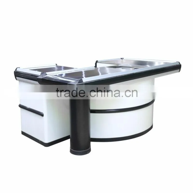 Ownace High Quality Half Round Boutique Retail Cash Counter Desk