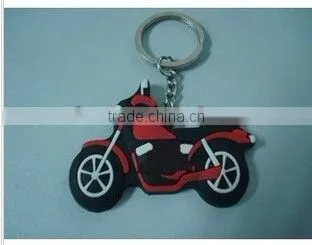 motorcycle shape PVC Keychain,Silicone key holder,Rubber key chain