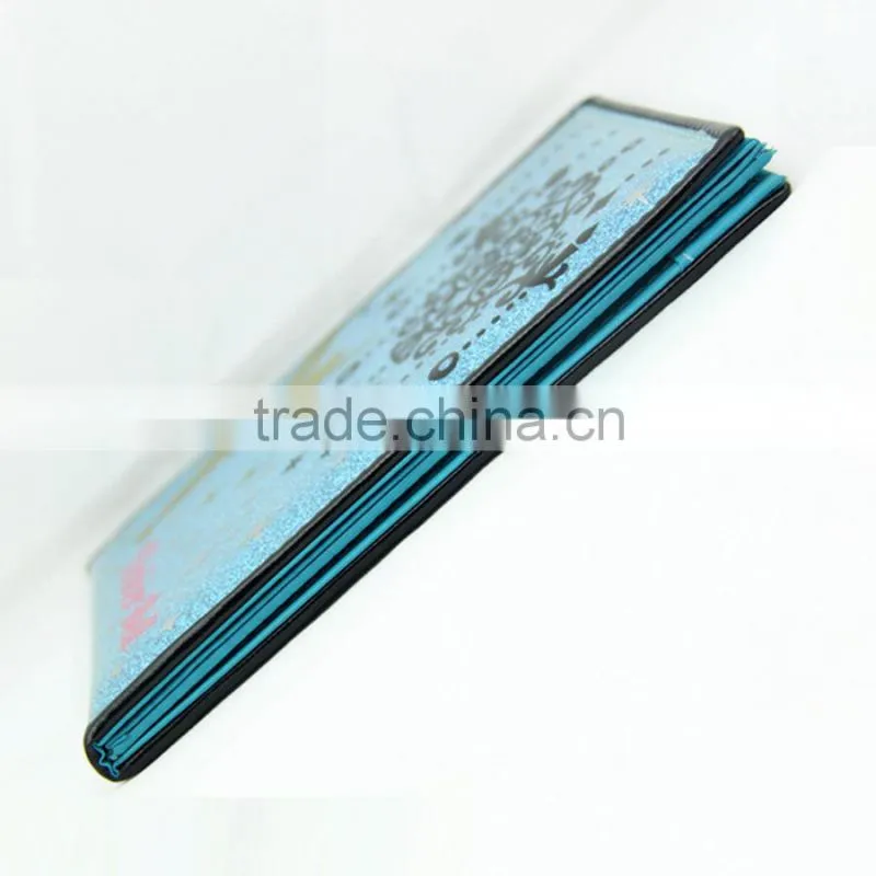 Standing leather makeup fold mirror