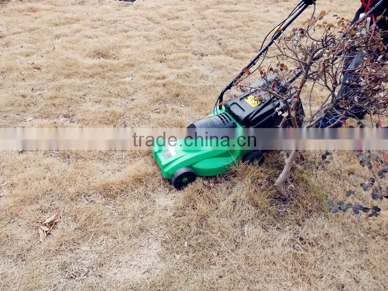 1000W double blade garden tractor lawn mower