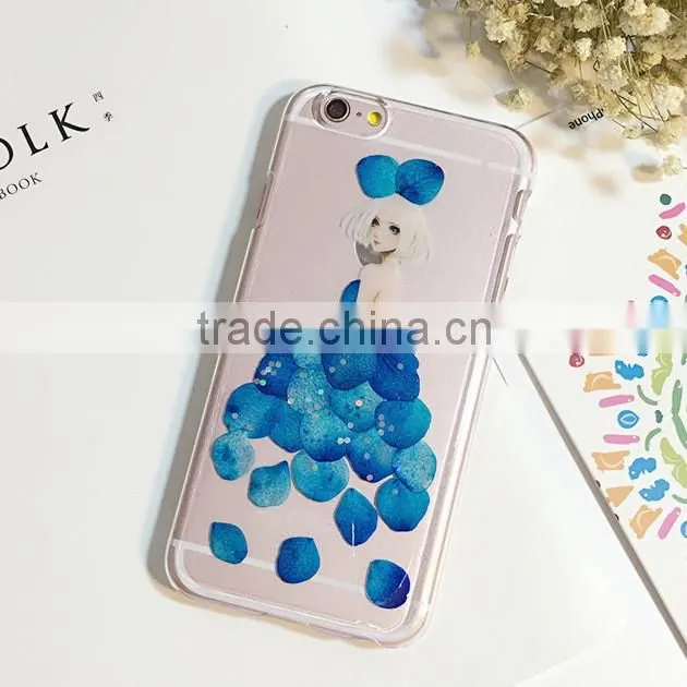 Real Resin Flower Phone Case for Iphone 6s Phone Case for iphone 6 Mobile Phone Case