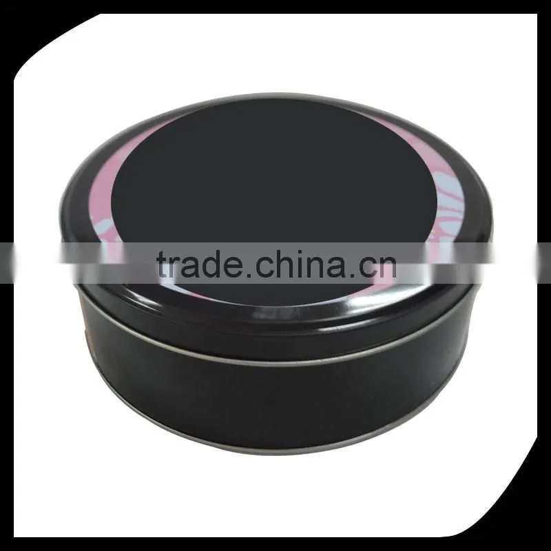 Super Quality Professional Round Metal Gift Tin Boxes/Delicate round gift packing tin box/gift round tin box