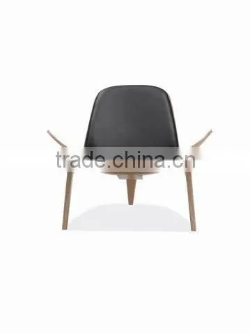 Hot selling plywood leather chair bentwood chair