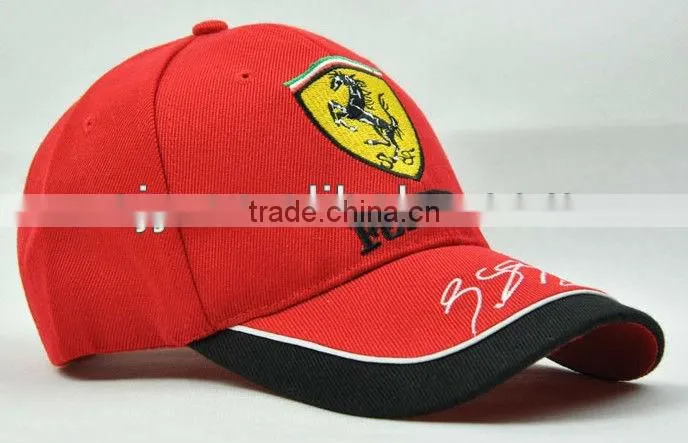 100% polyester light weight custom cheap golf caps