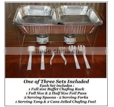 For Full Size Aluminum Foil Steam Pans - Wire Chafing Rack