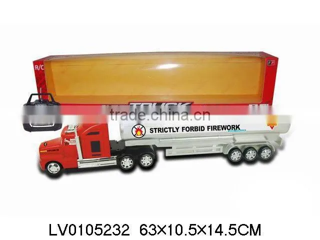 yellow 4CH rc container truck