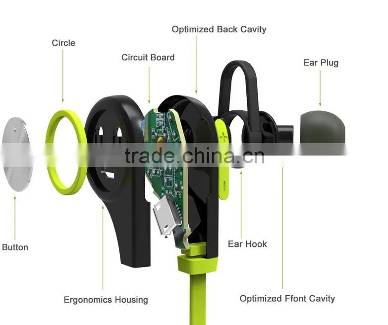 Bluetooth Earphones 2016, Bluetooth Headphone, Sports Style Light Weight