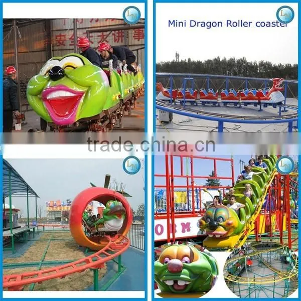 Climbing car model amusement kiddy mini backyard roller coaster for sale