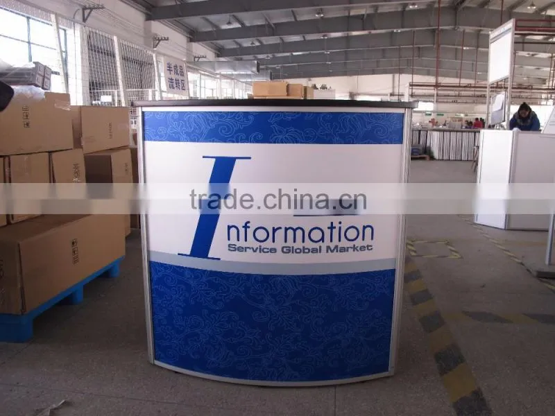 portable aluminum display counter ,table,desk