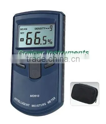 Inductive Moisture Meter MD918, digital moisture tester, portable moisture gauge