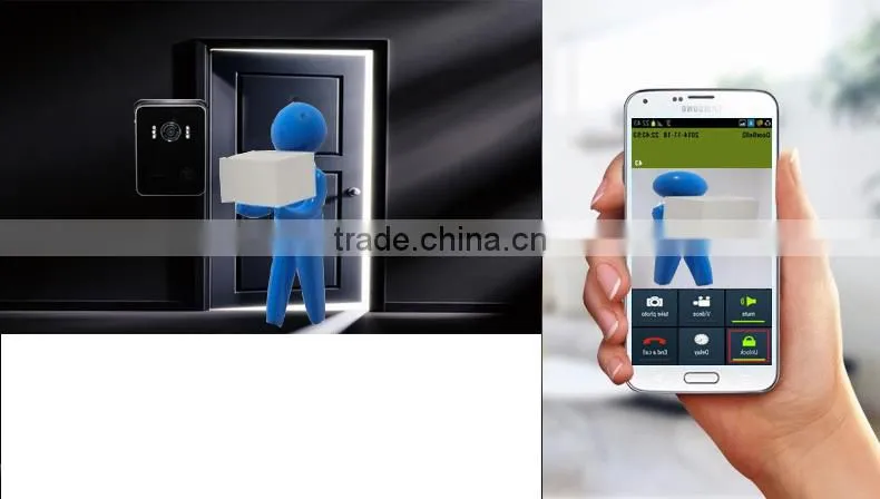 P2P Speaking Wifi Doorbell Camera with Vedio