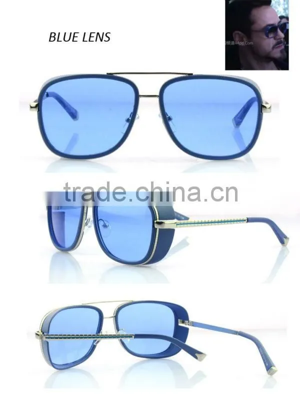 IRON MAN 3 Matsuda RAY Same Model 3023 TONY Sunglasses Designer Brand Sun glasses Men Sports Eyewear Cool Aviators +package