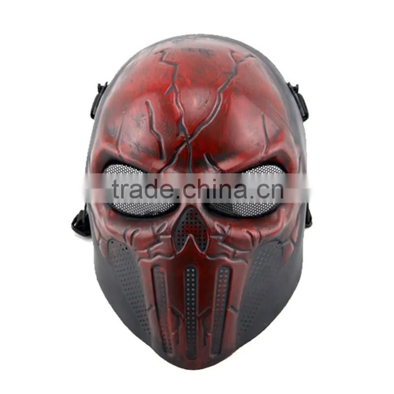 Wholesale outdoor CS field operation cosplay steel wire protective mask for hunting