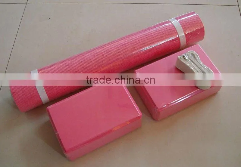 Colored purple Yoga mat set /Yoga mat and bag set