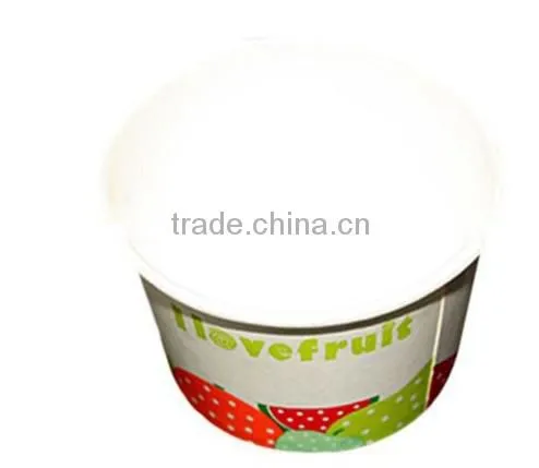GoBest Ice Cream Disposable Cups Mug,Cup Frozen Yogurt,Paper Hot Cup Coffee