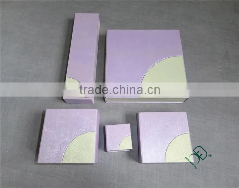 2015 gorgeous design pull out style paper box for jewelry