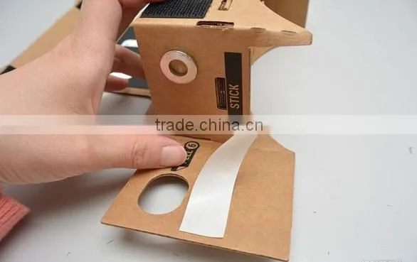 China Google cardboard, funny cheap cardboard 3d glasses