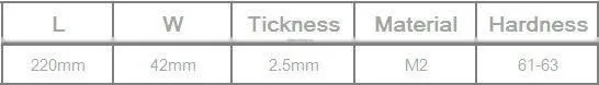Metal Cutting Blade for sus 304,440,420 stainless steel