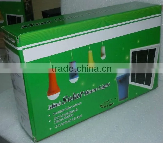 3w solar panel 3w led lamp solar camping tent lighting